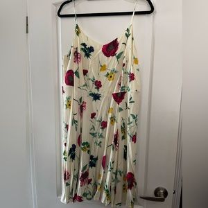 White floral dress